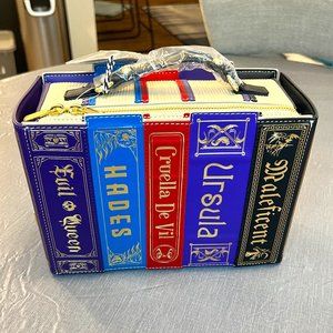 Loungefly Stitch Shoppe Disney Villain Books Volume 2 Crossbody - NWT